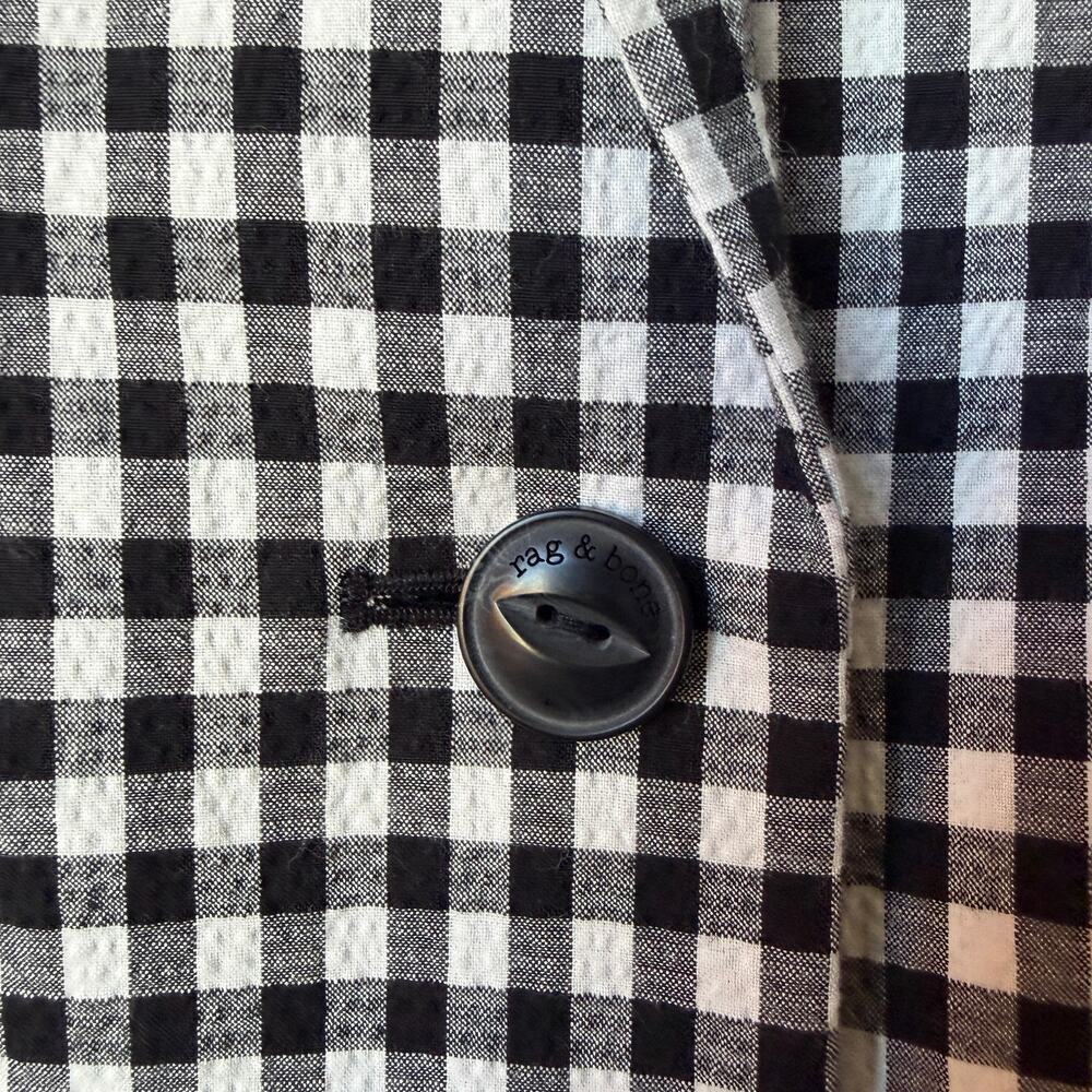 NEW Rag & Bone Ames Gingham Blazer - Picture 5 of 8